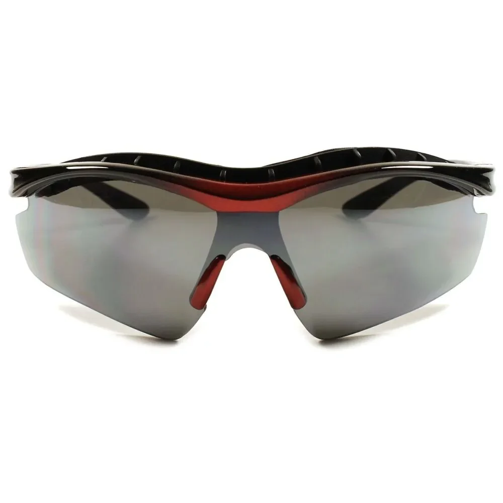 Red Black Motorcycle Biker Riding Foam Padded Extreme Sport Biker Sunglasses F9